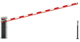 Шлагбаум PERCo-GS04 со стрелой прямоугольного сечения 4,3 метра